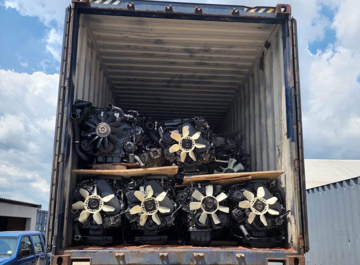 New Container Arrival – Fresh Engine Stock at Diversity Spares!