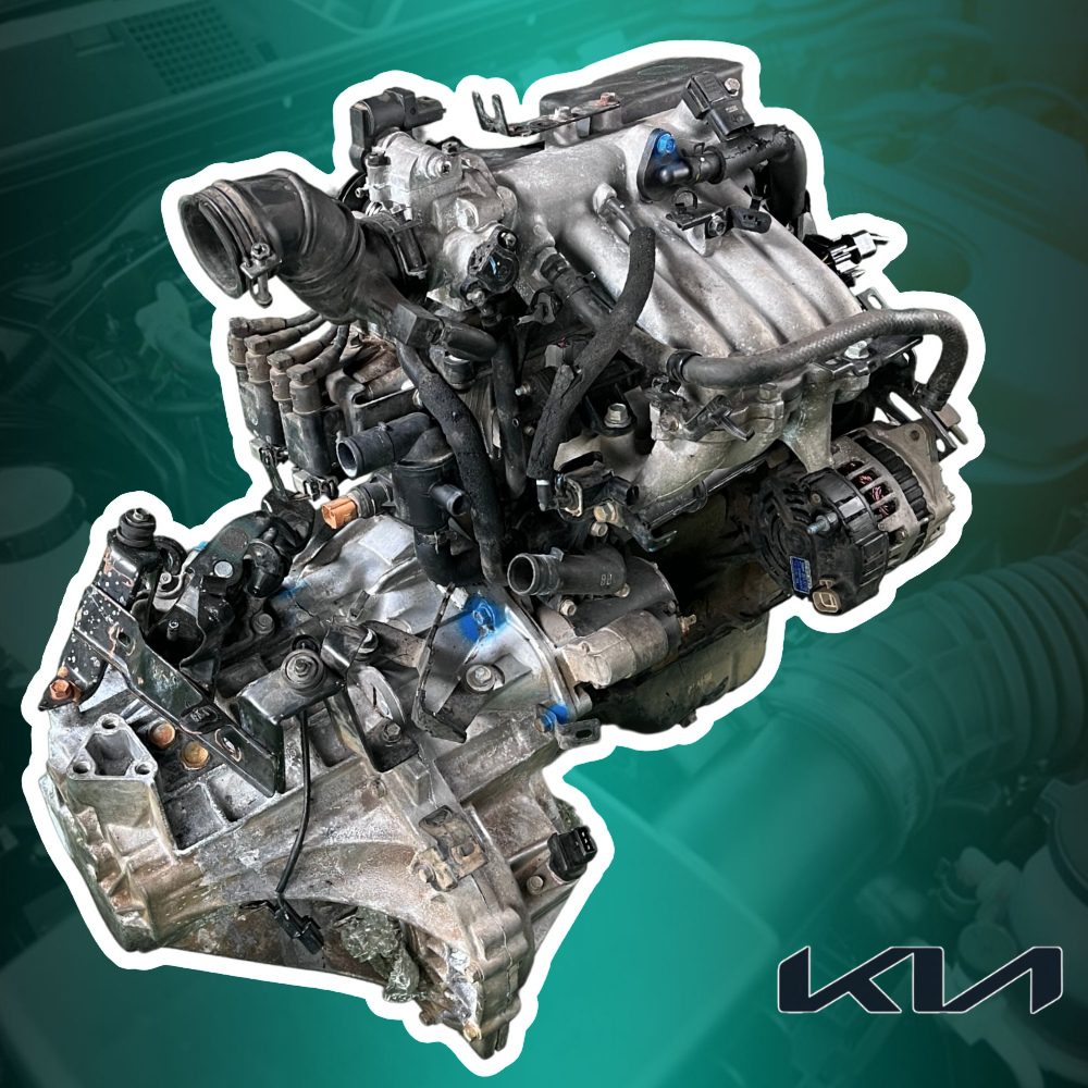 KIA 1.1 G4HG (Plastic tapped cover) New shape Engine