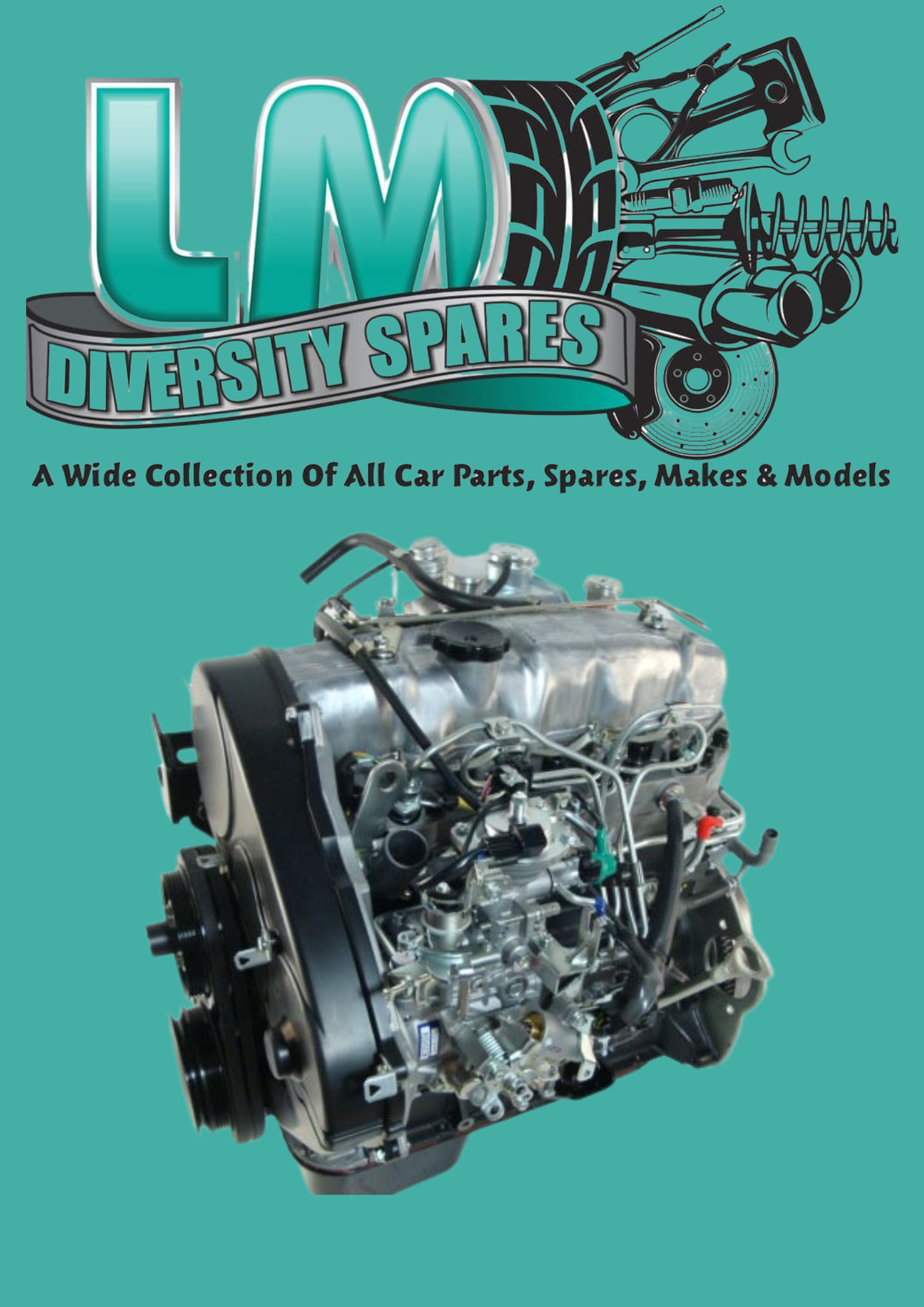 Mitsubishi 2.5 TDI 4d56U turbo 16 valve engine
